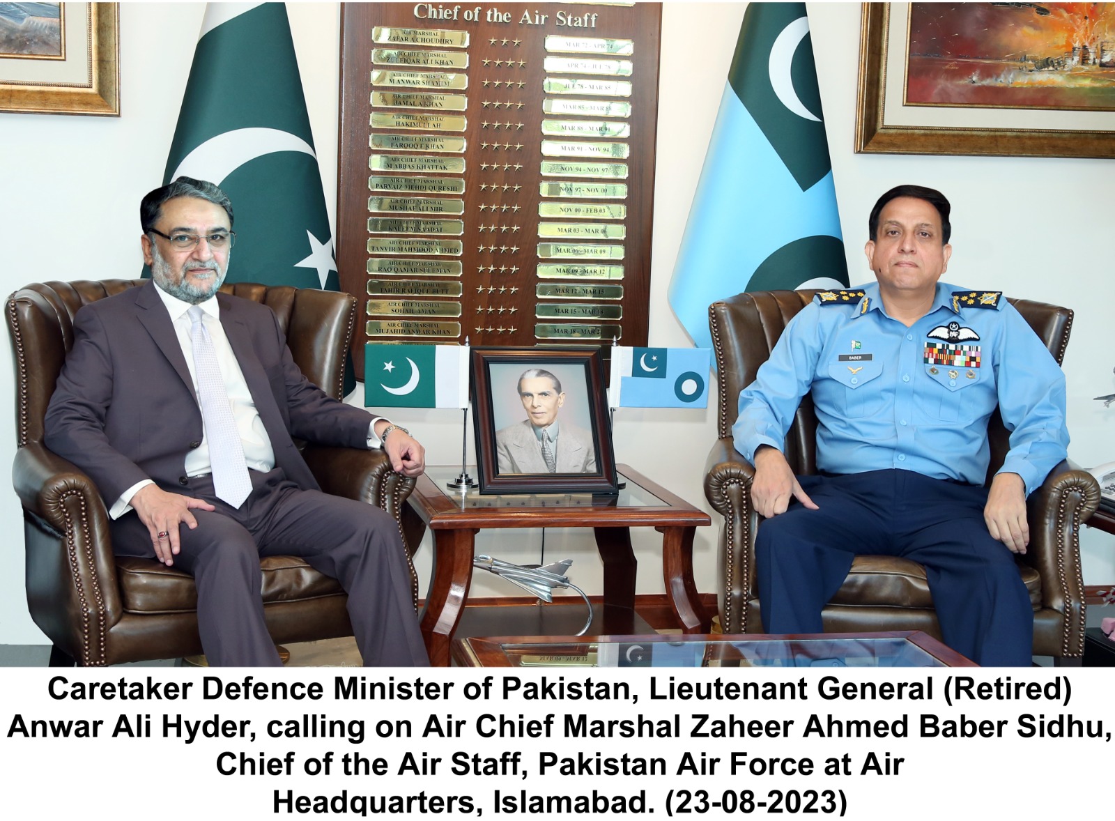 Defence Minister commends PAF’s commitment to national security, modernization efforts