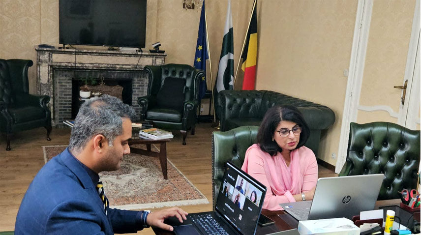 Virtual e-Katchehri held at  Pakistan Embassy in Brussels