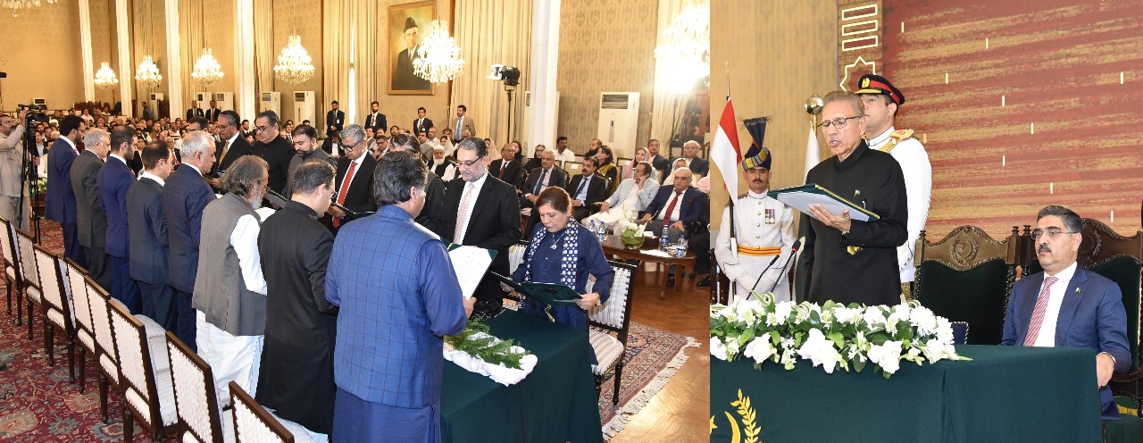 16-member caretaker federal cabinet takes oath