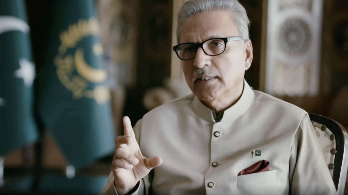 Alvi strongly condemns suicide attack on military convoy in Jani Khel