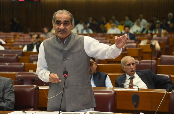 Jammed locomotive  wheels, damage piece of railway track main reasons for train accident: Saad Rafique