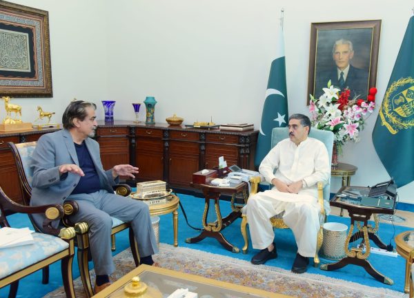 Caretaker Minister calls on PM Kakar