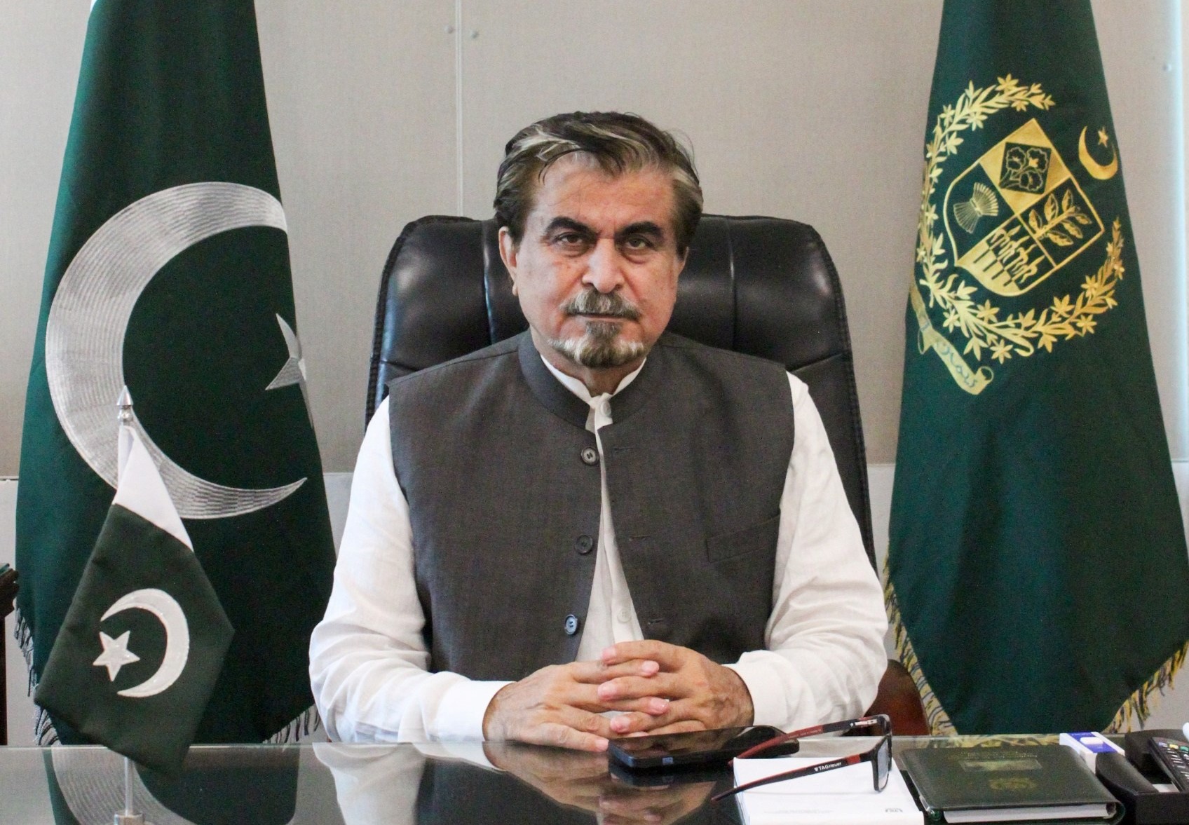 Minister Jamal Shah announces to work without salary