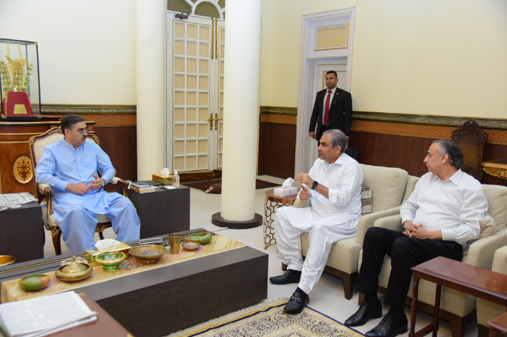 Caretaker CM Punjab calls on PM