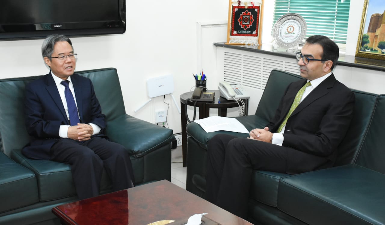 Chinese ambassador calls on caretaker minister for energy